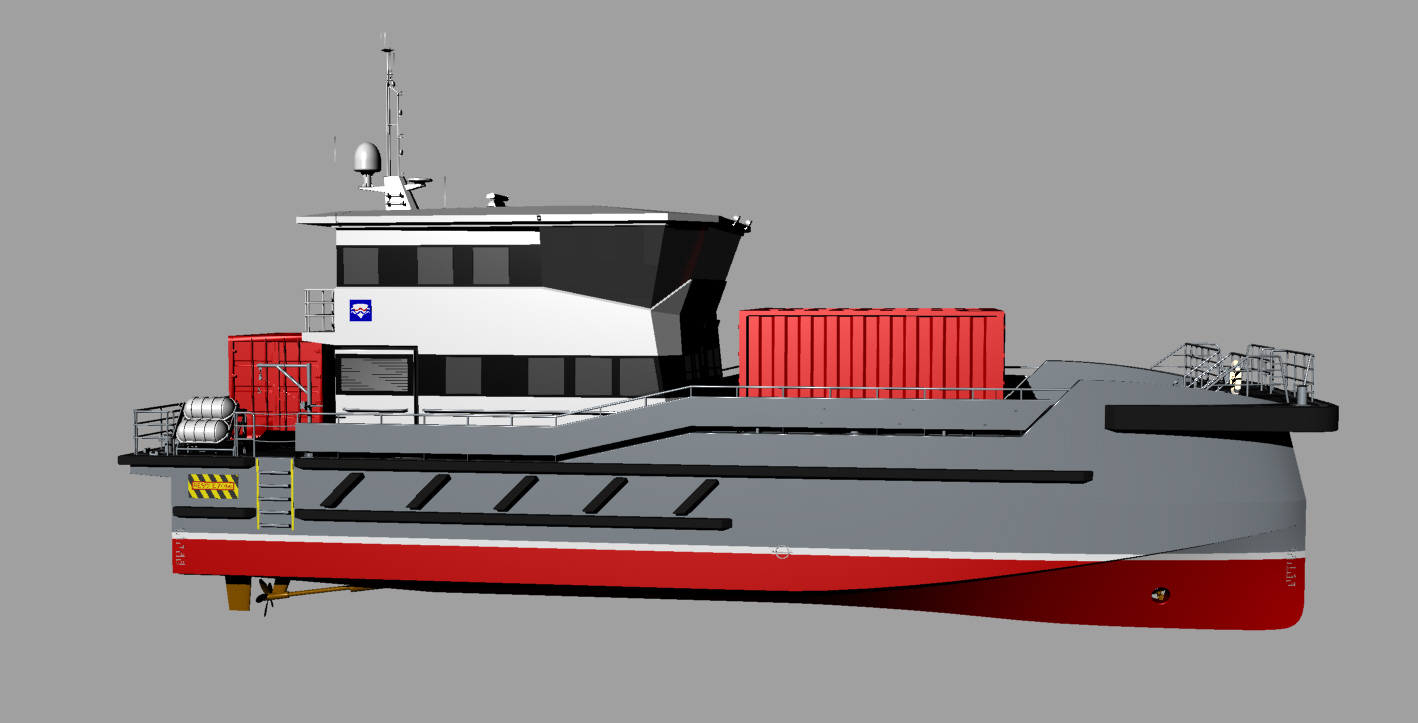 E-Barge Side View