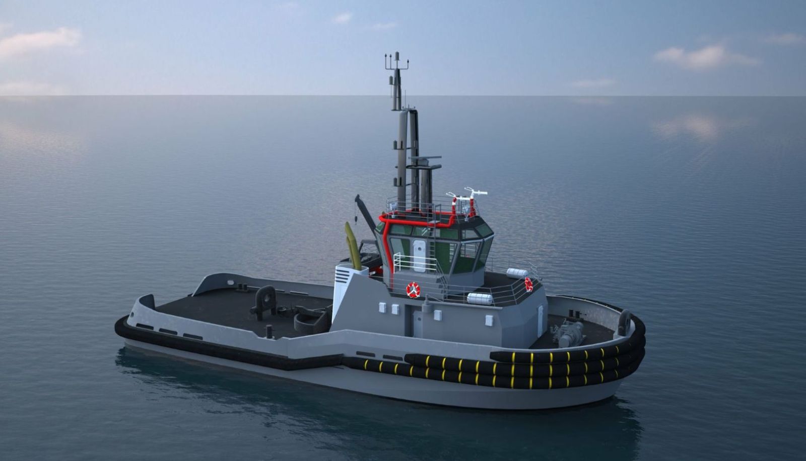 E-Barge Side View